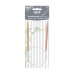 Aiguilles � tricoter circulaires fixe 60cm en bambou de luxe n� 4 � 8 - grundl(. . . ) -