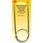 Aiguille  tricoter circulaire - kleiber - 800 mm x 40 mm - acier inoxydable - cable flexible en acier ...