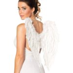Ailes dange en plumes taille 50 x 50 cm id�al pour halloween cupidon messager c�leste accessoire enfantblanc50 ...