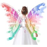 Ailes de fe lectriques avec lumires led pour filles et femmes avec ailes de papillon mobiles et musical ...