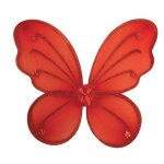 Ailes de f�e - rouge - confortables - l�g�res - pour enfants 3 - 10 ans