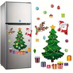 Autocollant magntique - xvx - dcorations de nol - impermables - pour rfrigrateur - personnalisable ...