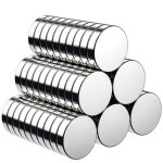 Aimants puissants 60 pices ? 10x2mm pour frigo / tableau (bote de rangement incluse ? usage bureau ...