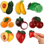 Aimants de r�frig�rateur - 8pcs - fruits 3d - cr�atif - durable