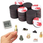 Aimants ronds autocollants - vetobiol - lot de 26 pi�ces - diam�tre 20 mm - �paisseur 15 mm - adh�sif ...