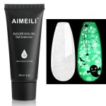 Aimeili fluorescent vert phosphorescent quick building gel 30ml soak off uv led nail extension builder ... Aimeili fluorescent vert phosphorescent quick building gel 30ml soak off uv led nail extension builder ...