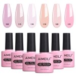 Aimeili soak off uv led vernis  ongles gel semi - permanent lot color mix / multi - colored set ensemble ...