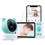 Aimiuvei 4k 5 babyphone cam�ra ptz 355�camera bebe surveillance des mouvements & d�tection du son suivi ...