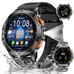 Aimiuvei gps montre connecte homme 1. 43 hd appels bluetooth 100 + sports sommeil tanche assistant ...