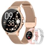Aimiuvei montre connecte femme avec appel 1. 27hd fonction fminine frquence cardiaque / spo2 / sommeil ...