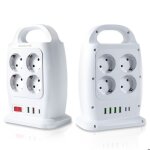 Aimiuvei multiprise tour multiprise parafoudre avec 17 prises multiprise usb 2500w câble 2 m prise Électrique ... Aimiuvei multiprise tour multiprise parafoudre avec 17 prises multiprise usb 2500w câble 2 m prise Électrique ...