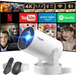 Aimiuvei videoprojecteur full hd 1080p support 4k mini projecteur portable dual contrle avec souris ...