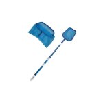 Aimoonsa pack nettoyage piscine - manche t�lescopique 1 m + �puisette de fond et de surface (bleu)