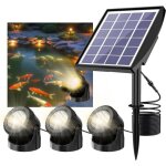 Aimoonsa pompe eau solaire sans balai 9v 25w ? usb 7 buses 4 modes d�bit 200 l / h hauteur 55 cm