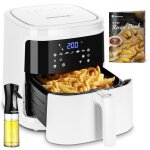 Air fryer 1900w friteuse sans huile 7l. �cran tactile 7 programmes + maintienfriteuse chaud wifisans ...