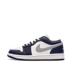 Air jordan 1 low marine / blanc homme nike