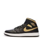 Air jordan 1 mid baskets noir / doré homme nike Air jordan 1 mid baskets noir / doré homme nike