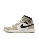 Air jordan 1 mid blanche / beige homme nike