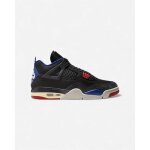Air jordan 4 rare air black / fire red / deep royal blue / dark smoke grey / tech grey