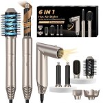 Air styler 6 en 1 air brush brosse chauffante brushing sèche - cheveux avec diffuseur 6 en 1 brosse soufflante ... Air styler 6 en 1 air brush brosse chauffante brushing sèche - cheveux avec diffuseur 6 en 1 brosse soufflante ...