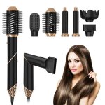 Air styler 6 in 1 seche cheveux lonique avec 6 accessoires 110000 rpm s�chage rapide pour tous les types ...
