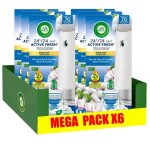 Air wick lot de 6 diffuseurs spray automatique désodorisant sans gaz active fresh + 1 recharge fleur ... Air wick lot de 6 diffuseurs spray automatique désodorisant sans gaz active fresh + 1 recharge fleur ...