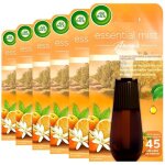 Air wick recharge diffuseur dhuiles essentielles essential mist parfum fleur de citronnier et de mandarinier ...