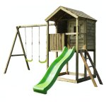 Kangui - aire de jeux en bois avec cabane sur pilotis wapiti - balançoires toboggan cabane avec balcon ... Kangui - aire de jeux en bois avec cabane sur pilotis wapiti - balançoires toboggan cabane avec balcon ...