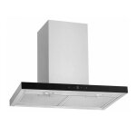 Airlux hotte d�corative murale 60cm 636m3 / h noir - ahbs660ss