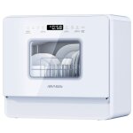 Mini lave - vaisselle airmsen 5 couverts 9 programmes sans raccordement sel adoucissant réservoir 5l ... Mini lave - vaisselle airmsen 5 couverts 9 programmes sans raccordement sel adoucissant réservoir 5l ...