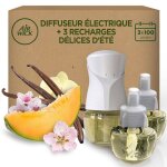 Airwick air wick desodorisant maison kit diffuseur electrique + 3 recharges parfum delices dete x 19 ... Airwick air wick desodorisant maison kit diffuseur electrique + 3 recharges parfum delices dete x 19 ...