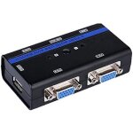 Aisens a111 ? 0064 ? commutateur kvm vga usb claviers et souris avec câble pour contrôler deux cpus couleur ... Aisens a111 ? 0064 ? commutateur kvm vga usb claviers et souris avec câble pour contrôler deux cpus couleur ...
