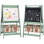 Aiyaplay - tableau chevalet - bois - 54x46. 5x93cm - vert