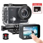 Camra sport akaso v50x etanche 4k 20 millions pixels avec 32go carte mmoire noir