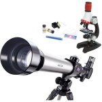 T�lescope akor avec microscope 600x - 3 oculaires - objectif 30mm - tr�pied de table