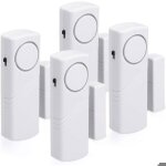 Alarme anti - intrusion pour porte / fen�tre s�curit� maison avec magn�tique ? lot de 4 detecteur douverture ...