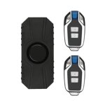 Alarme antivol de s�curit� moto - v�lo sans fil avec t�l�commande �tanche ip55 113 db super fort - noir ...