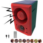 Alarme de d�tecteur de mouvement solaire ext�rieur aboiement de chien et coup de feug�n�rateur de bruit ...