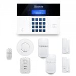 Alarme maison sans fil - dnbi - 1 � 2 pi�ces - d�tecteur de mouvement - alerte dintrusion - gsm