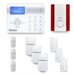 Alarme maison sans fil - ice - bi - 3 � 4 pi�ces - d�tecteur de mouvements - sir�ne ext�rieure - compatible ...