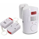 Alarme sirène sans fil sécurité infrarouge ir pir capteur détecteur de mouvement 2 télécommande pour ... Alarme sirène sans fil sécurité infrarouge ir pir capteur détecteur de mouvement 2 télécommande pour ...