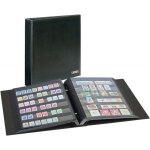 Album lindner  2 vis pour timbres - poste avec 10 feuilles mobiles. couleur - noir