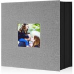 Album photo 10x15 600 pochette grand format lin tissu album pour horizontal vertical photos (gris foncé) ... Album photo 10x15 600 pochette grand format lin tissu album pour horizontal vertical photos (gris foncé) ...