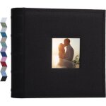 Album photo - 6 pouces - convient pour 400 photos - couverture en cuir pu - pages intrieures - convient ...
