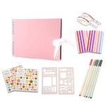 Album photo 80 pages blanc scrapbooking album 295 x 21cm livre scrapbooking avec 6 stylos mtalliques ...