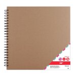 Album pour scrapbooking 200g  spirale 30x30cm kraft