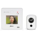 Alecto judas numérique de porte avec écran de 24 dc - 700 blanc Alecto judas numérique de porte avec écran de 24 dc - 700 blanc