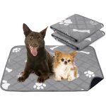 Al�ses lavables pour chiens 45 x 60 cm r�utilisables et ultra - absorbantes lot de 2 al�ses imperm�ables ...
