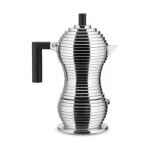 Alessi pulcina cafeti�re � induction noir 6 tasses
