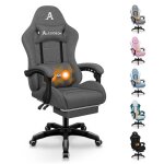 Alfordson chaise de bureau de jeu et massage ergonomique avec repose - pieds appui - tête rembourrée ... Alfordson chaise de bureau de jeu et massage ergonomique avec repose - pieds appui - tête rembourrée ...